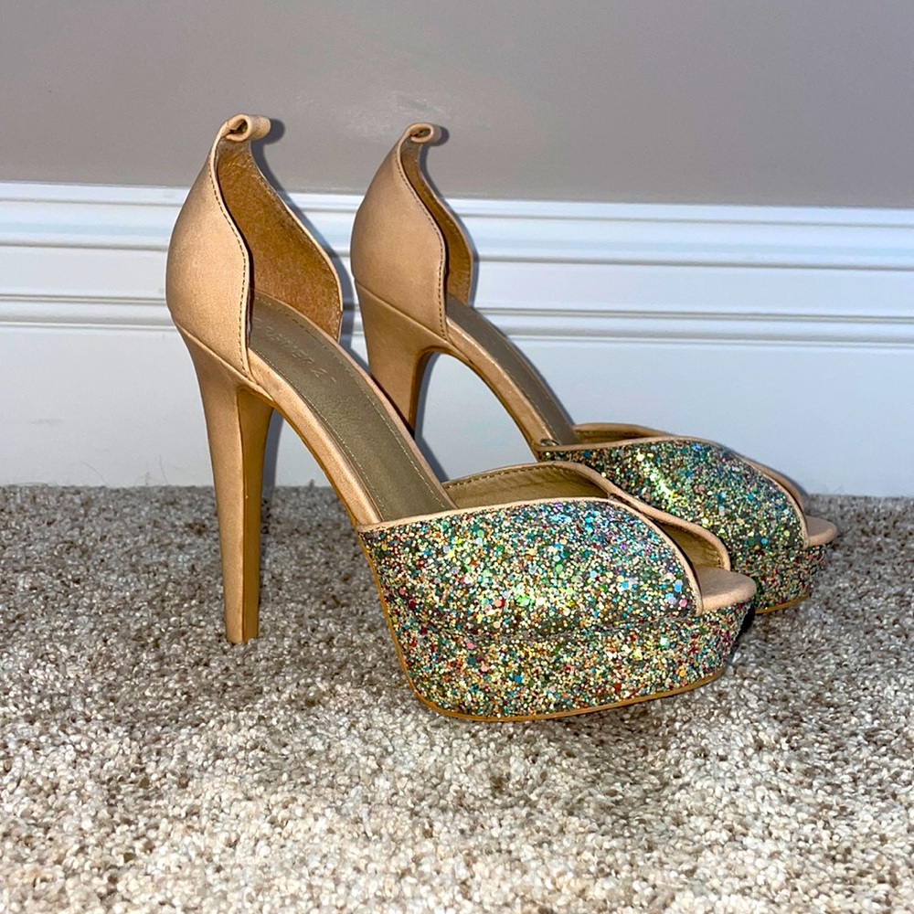 Forever 21 Glitter Heels
